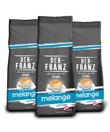 Der-Franz Melange coffee whole bean 3 x 500 g Melange 500 g (pack of 3)
