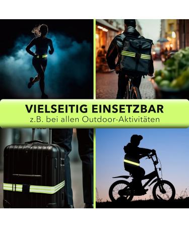 High Visibility Avana Reflector Belt - Safety Reflecting Belt for Jogging & Biking - Yellow Reflector Belt - Buy Online on SooperMarket.com