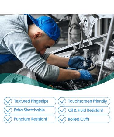 London Labs Nitrile Exam Gloves 4 Mil Thick - Latex-Free & Powder-Free - Large 1000 Count - Buy Online on SooperMarket.com