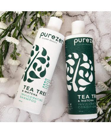 Purezero Tea Tree & Matcha Shampoo and Conditioner Set - Nourishing Scalp Treatment - Vegan & Cruelty Free - Color Safe - Buy Online on SooperMarket.com