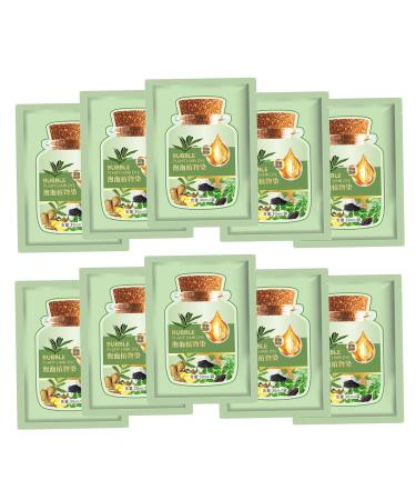 Buy 10 PCS Natural Bubble Hair Dye - Long-lasting Plant Extract Shampoo for Grey Hair - Black Teal Color for Women & Home Salons - Buy Online on SooperMarket.com