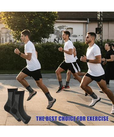 Buy Run Up Orthopedic Compression Socks for Men & Women | Neuropathy Ankle Support & Plantar Fasciitis Relief | Ideal for Fitness Running & Cycling (S/M) - Buy Online on SooperMarket.com