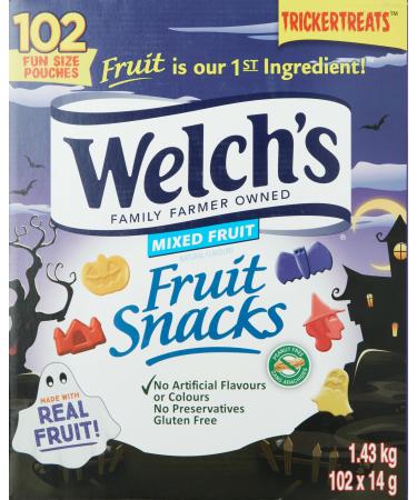 Welch's Fruit Snacks 102 Counts (Value Pack)