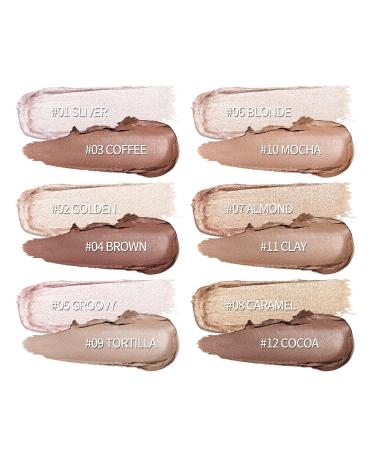 2 PCs Contouring Stick Set - Cream Bronzer & Highlighter for Flawless Makeup | Long-lasting Face & Neck Contouring Pen (Fair-0509) - Buy Online on SooperMarket.com