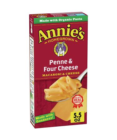 Annie's Four Cheese Macaroni and Cheese, 5.5 oz (Pack of 12)