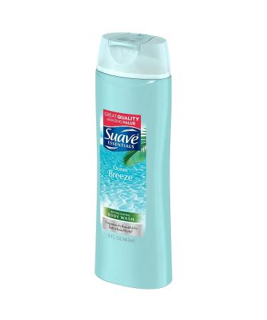 Suave Essentials Body Wash Ocean Breeze - 15 Fl Oz | Hydrating & Refreshing Clean | Buy Now for International Shipping - Buy Online on SooperMarket.com