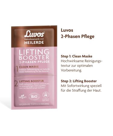 Luvos Lifting Booster Cream & Clean Mask | Instant Effect Facial Cleansing | 9.5ml - Buy Online Internationally - Buy Online on SooperMarket.com