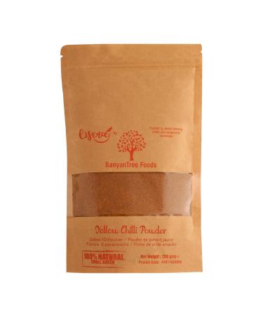 BanyanTree Foods Kashmiri Yellow Chilli Powder (Hot) 200g All Natural Indian Origin