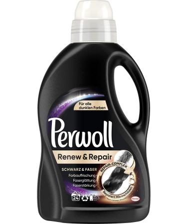 Perwoll Liquid Detergent - Renew & Repair For Black And Darks - 24 Loads (1.4L)
