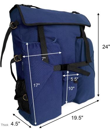 JJRING Heavy Duty Plein Air Artist Backpack - Blue | Art Supply Tote Bag for 18x24 Drawing Boards - Buy Online on SooperMarket.com