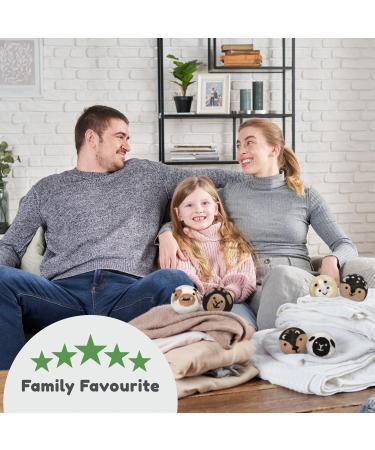 Wooly Heroes Dryer Balls - 100% Organic Wool - Eco-Friendly & Sustainable - Dry 1,000 Loads (Baby Cow & Friends) - Buy Online on SooperMarket.com