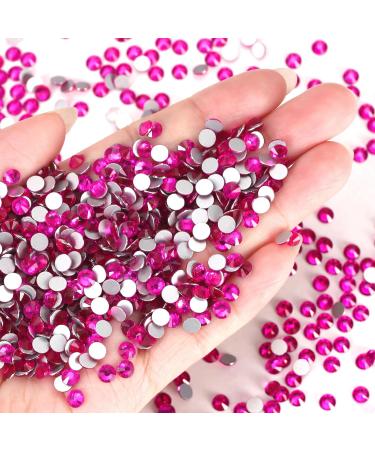 YHMQ 2160PCS Rhinestones for Nails | Crystal Peach Nail Crystals | SS20 Size 4.6mm & 4.8mm - Buy Online on SooperMarket.com