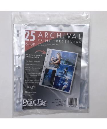 Printfile Holds 10 31/2INX51/4IN Prints 25 Pack - Printfile 3510P25