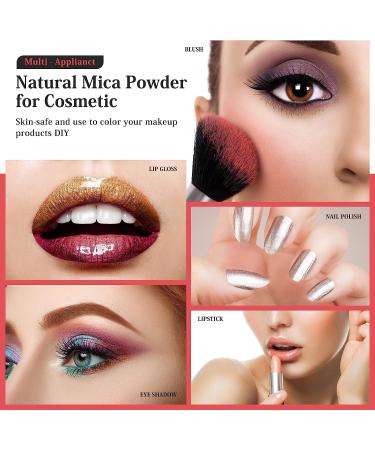 30 Colors Mica Powder for Epoxy Resin - Natural Pigment Dye for Cosmetics, Paint, Soap, Nail Polish, Candles & More - 5g Set - Buy Online on SooperMarket.com