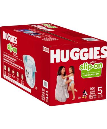 Huggies Little Movers Slip-On Diaper Pants Size 5 100 Count Size 5 (100 Count) - Buy Online on SooperMarket.com