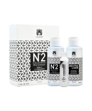 Valquer Profesional Curl Kit for Colored Hair Purified Formulation Revitalising Scalp Protection 210ml