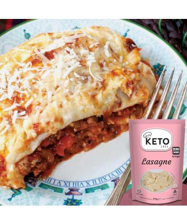 Keto Chef Vegan Lasagne Pasta Sheets 270g - Zero Carb Konjac Shirataki, Free-From Flour, Paleo & Low Calorie - Ready to Eat - Buy Online on SooperMarket.com