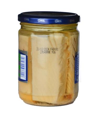 Buy Campos White Tuna in Olive Oil - 400g Glass Jar | Perfect for Salads & Starters | Gourmet International Shipping - Buy Online on SooperMarket.com