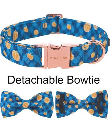 Shop Aring Pet Halloween Dog Halison - Adjustable Cotton Plaid Pumpkin Band for All Dog Sizes | Perfect Halloween Accessory - Buy Online on SooperMarket.com