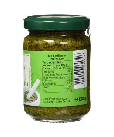 Buy Alnatura Bio Pesto Basilico 130g - Organic Basil Pesto for Delicious Meals | International Shipping Available - Buy Online on SooperMarket.com