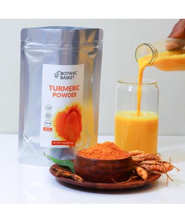 Organic Turmeric Powder 1 kg - 5% Curcumin, Pure Natural Haldi Powder, 1000g - Buy Online on SooperMarket.com
