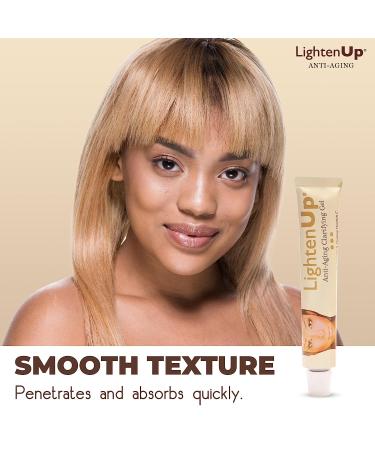 LightenUp Anti-Aging Skin Brightening Gel - 1 Fl oz | With Alpha Arbutin, Argan Oil, Vitamin C - Buy Online on SooperMarket.com