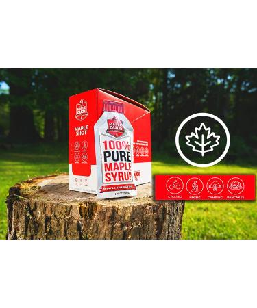 Maple Shot 100% Real Maple Syrup Energy Gel - Travel Size for Hiking, Cycling, Camping - 10-pack - Buy Online on SooperMarket.com