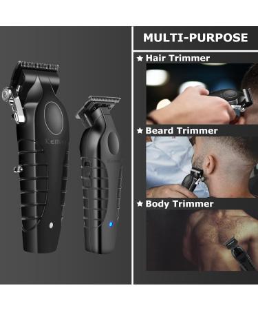 KEMEI Hair Clippers for Men | Professional Cordless Trimmer Set with LED Display & 11 Guide Combs - Precision Grooming - Buy Online on SooperMarket.com