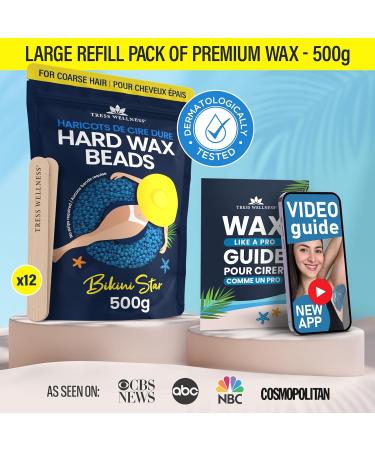 Tress Wellness Hard wax beads - For sensitive skin - Bikini Star Seakissed 540 g (Pack of 1) - Buy Online on SooperMarket.com