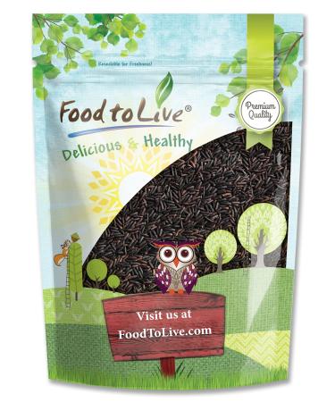 Black Rice, 3 Pounds  Whole Grain Rice, Medium-Grain Rice, Kosher, Vegan, Bulk. Nutty, and Sweet Flavor. Rich in Antioxidants and Dietary Fiber. Great for Stir-Fries, Salads, and Pudding