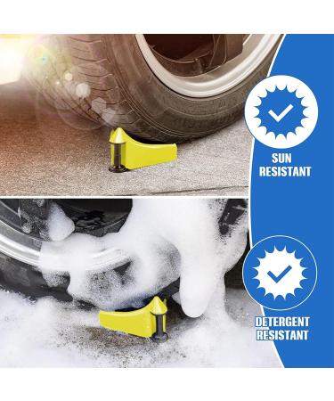 Samuliy Hose Guide for Car Wash Anti-Friction Washer Hose Protection for Garden Watering - Avoid Snagging Stucking Under Tire or Wheels for Agriculture Car Washing Gardening Yellow - Buy Online on SooperMarket.com