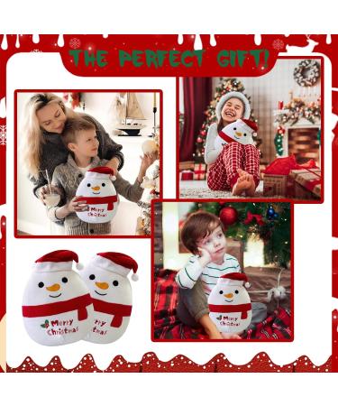 Snowman Stuffed Animal Plush Pillow - Soft Hugging Toy for Kids - Christmas Party Favor Gift - Decorative Pillow for Kids Room - Snowman Plush Toy - Buy Online on SooperMarket.com