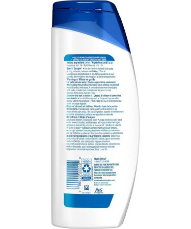 Head & Shoulders Classic Clean Shampoo 613ML White and Blue 613 ml (Pack of 1) - Buy Online on SooperMarket.com