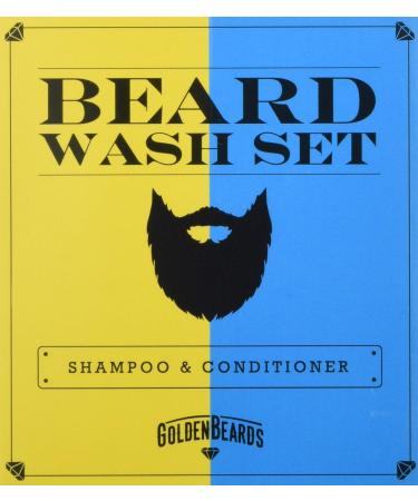 Beard Shampoo and Conditioner Set - Handmade in Denmark | 100ml Each for Perfect Beard Care - Buy Online on SooperMarket.com