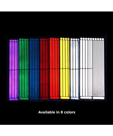 RydeSafe Reflective Decals Multi Stripes Kit Jumbo Black - High Visibility Safety for Cyclists - Buy Online on SooperMarket.com