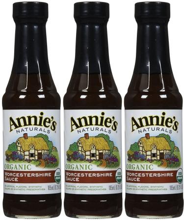 Annies Homegrown Organic & Vegan Worcestershire Sauce 6.25 Ounce (Pack of 3) - Pack Of 3