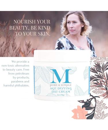 Martine Anti-Aging Wrinkle Cream - Day Use Makeup Friendly Organic Coconut & Sunflower Oil - 2 oz - Buy Online on SooperMarket.com