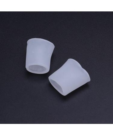 ROSENICE Gel Toe Protector Corn Separator for Little Toe 5 Pairs (White Open) - Buy Online on SooperMarket.com