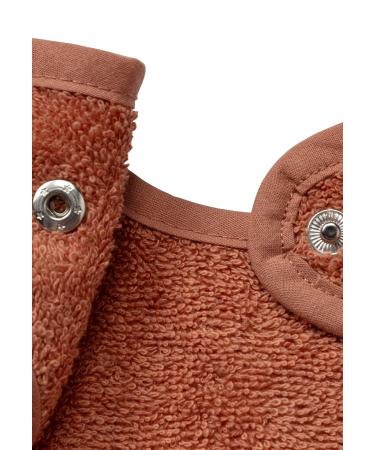 Terry Cloth Bib with Snap Fastener & Duck Appliqu | Edda Lou - International Shipping - Buy Online on SooperMarket.com