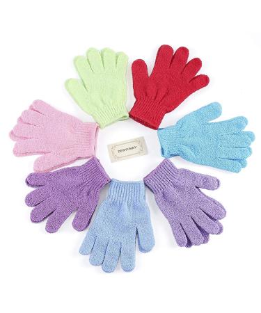 8 Pairs Double Sided Exfoliating Gloves for Body Scrubbing and Spa Massage - Buy Online on SooperMarket.com