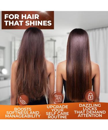 Moroccan Argan Oil Shampoo - Sulfate Free Hydrating Anti-Frizz Care for All Hair Types | Deep Moisturizing Treatment for Color Treated & Damaged Hair - Buy Online on SooperMarket.com