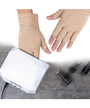 Protective Fiber Cotton Gloves Anti UV Shield Gloves for Nail Art Manicure Tool Protect Hands from Injury Premature Skin Aging Wrinkles and Thinning Suitable for Hiking Yinhingw0x82ib6gz-13 - Buy Online on SooperMarket.com