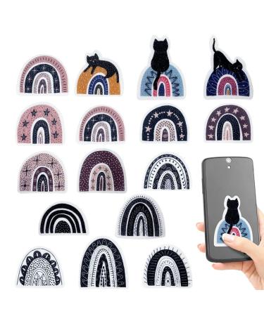 Shenrongtong reusable sedan |16 pieces of atmosphere with a crushed stone structure |Reusable stickers with a gravel structure