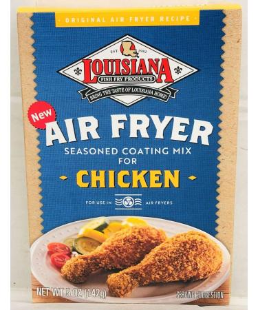 Louisiana Fish Fry Air Fryer Chicken Seasoned Coating Mix - 5 Oz