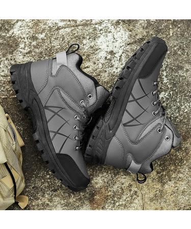 Buy Rytejfes Men's Plateau Shoes - Slipproof Waterproof Lightweight Sneakers for Sport & Gym | Comfort & Damping | Gray Size 43 EU - Buy Online on SooperMarket.com