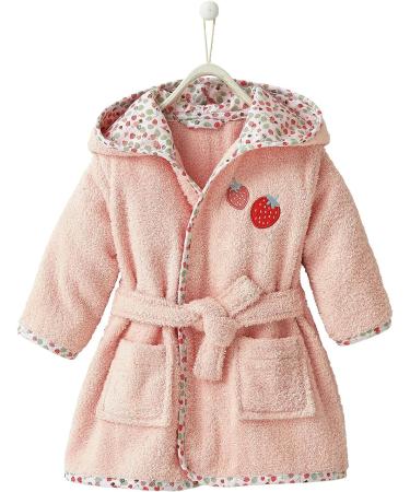 Shop Vertbaudet Baby Bathrobe - Bee Garden Salmon 92 | International Shipping Available - Buy Online on SooperMarket.com