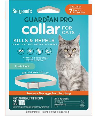 Sergeant's Guardian Pro Flea & Tick Cat Collar - 1 Count - Buy Online on SooperMarket.com