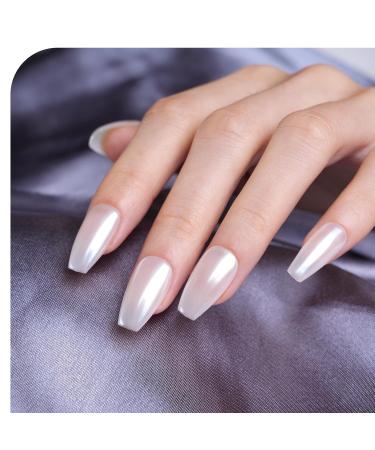 PrettyDiva Glazed Donut Chrome Powder - High Gloss Pearlescent Nail Art Powder for DIY Nail Designs (1g/Jar - Buy Online on SooperMarket.com