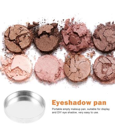 NOLITOY 10 Pcs Empty Round Metal Pans - Aluminum Tin Palette for Eyeshadow Blush Lipstick Organizer | Magnetic Makeup Palette 20mm - International Shipping - Buy Online on SooperMarket.com