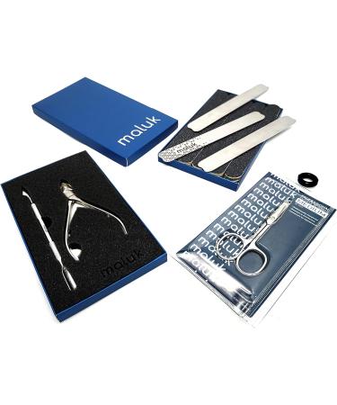 Professional Maluk Micro Eyebrow Scissors - Precision Tool for Perfect Micro Eyebrows - Buy Online on SooperMarket.com